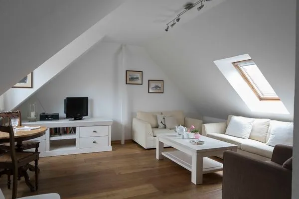 Wohnzimmer/Sofa  Ferienwohnung Schniedershuus