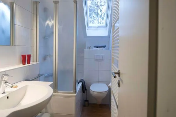 Badezimmer/Wanne  Ferienhaus Witthuus