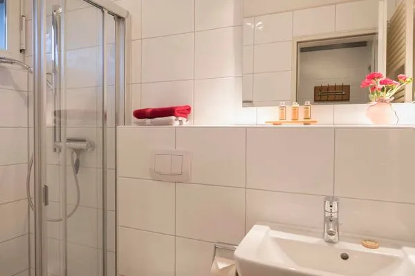 Badezimmer  Ferienhaus Witthuus