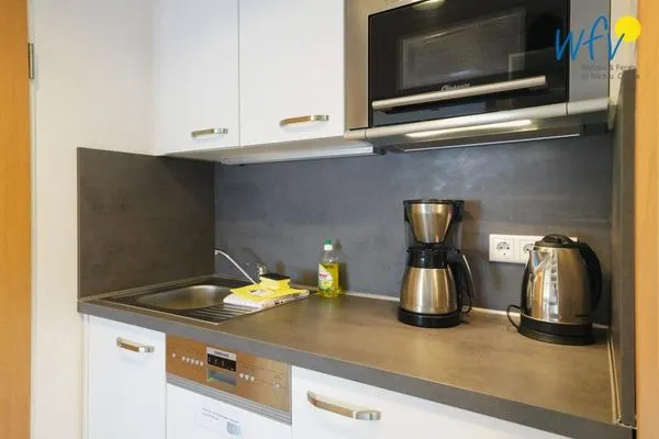 Küche / Küchenzeile Appartement-Haus Regina Ferienwohnung StrandGut9