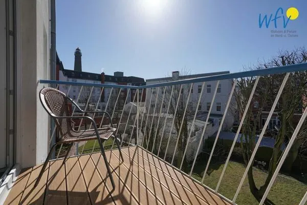 Balkon Appartement-Haus Regina Ferienwohnung StrandGut9