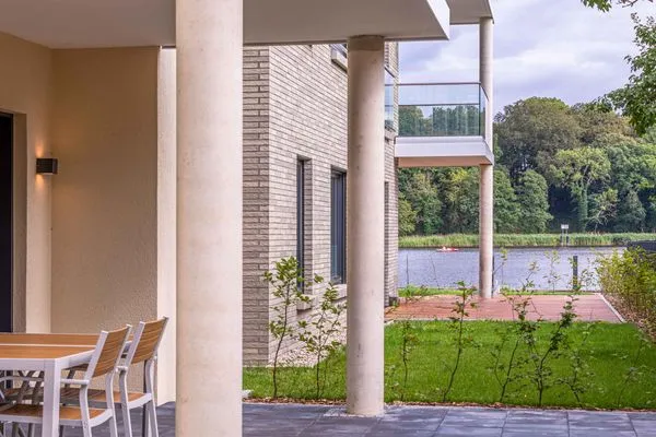 Ferienwohnung Inselzauber in Malchow - Terrasse mit Wasserblick  Inselzauber