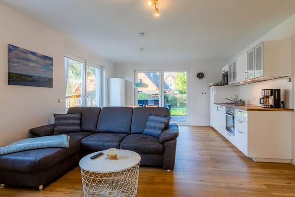Ferienwohnung Merlin Nest Röbel/Müritz - großzügiges Wohnzimmer  Merlin Nest
