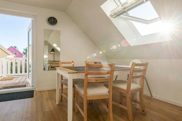 Ferienwohnung Merlin Ausguck Röbel/Müritz - Essbereich  Merlin Ausguck