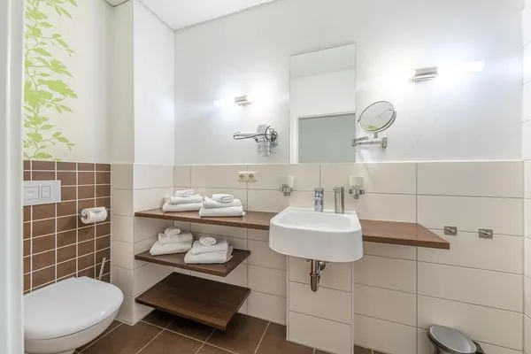 Ferienwohnung Fischadler Blick ins Badezimmer  Fischadler