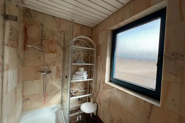 Badezimmer  Ferienwohnung Isi-Blick für 4 bis zu Personen - Reiterferien