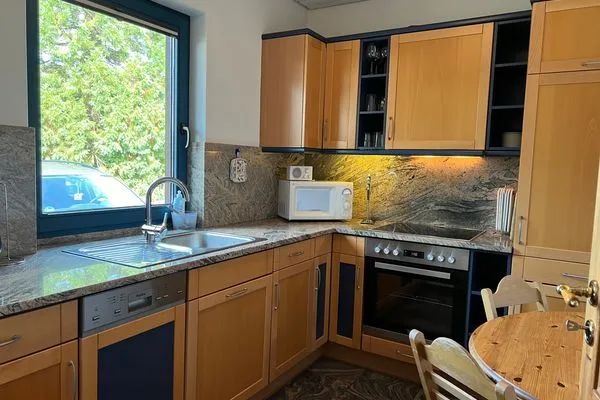 Küche / Küchenzeile  Ferienwohnung Isi-Blick für 4 bis zu Personen - Reiterferien