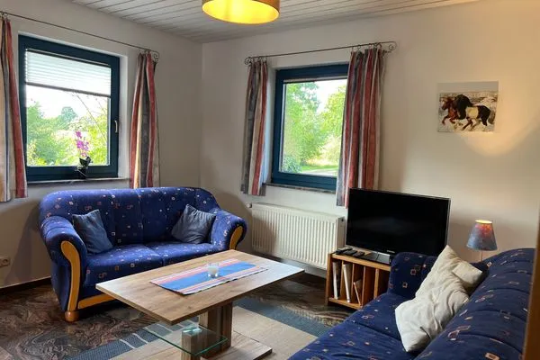 Wohnzimmer  Ferienwohnung Isi-Blick für 4 bis zu Personen - Reiterferien