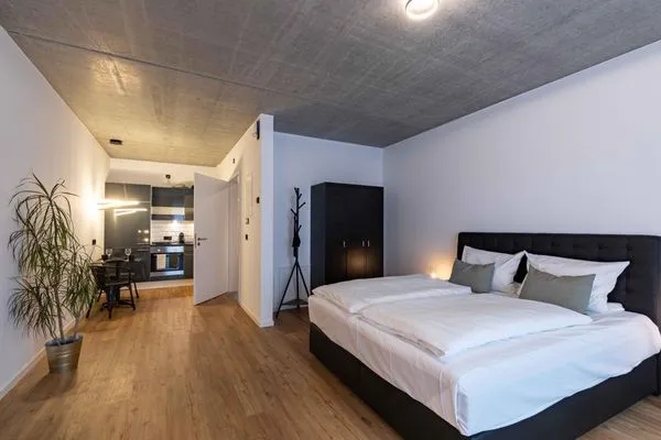 Wohnzimmer  LÜTTES LOFT Ap. 03 barrierefrei