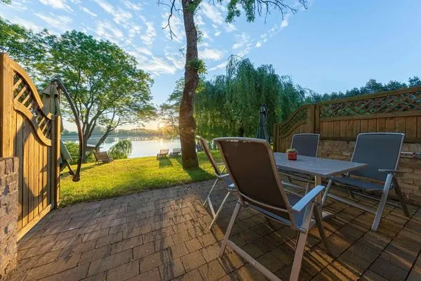 Ferienwohnung Stockente Terasse mit Seeblick  Stockente