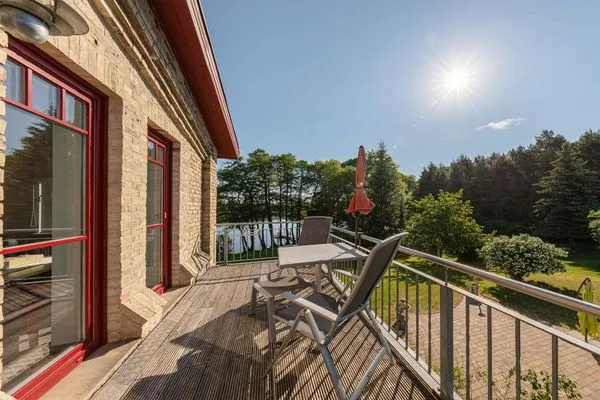 Ferienwohnung Zwergtaucher Balkon mit Seeblick  Zwergtaucher