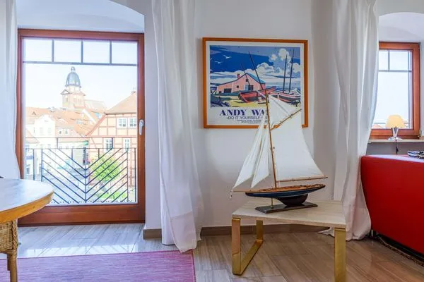 Ferienwohnung Hafenloge Waren (Müritz) - maritim dekorativ  Hafenloge
