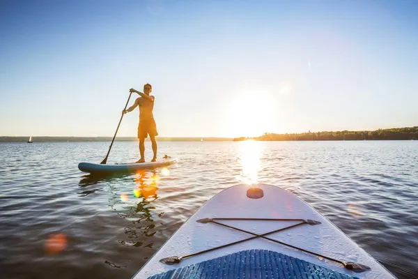 Ferienwohnung Jolle Waren Müritz - überall Wassersportmöglichkeiten  Jolle