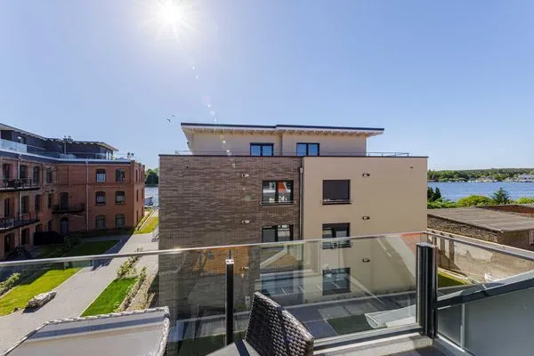 Ferienwohnung SeeGlück Blick auf den Malchower See  SeeGlück