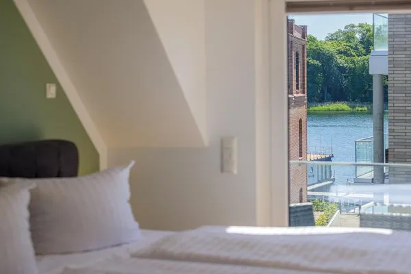 Ferienwohnung SeeGlück Blick auf den Malchower See  SeeGlück