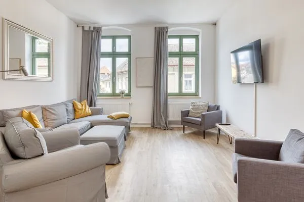 Ferienwohnung Family Suite Blick in das Wohnzimmer  Family Suite