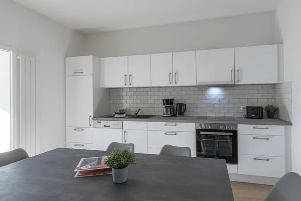 Ferienwohnung Family Suite Blick in die offene Küche  Family Suite