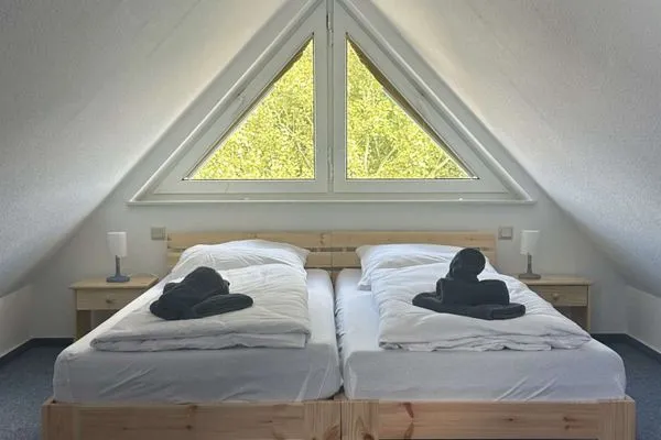 Schlafzimmer Huus 24 Doppelhaushälfte