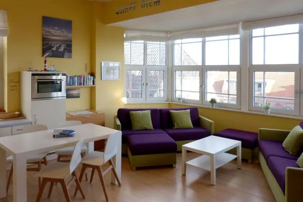 Wohnzimmer der Ferienwohnung Therese 8 in Wittdün auf Amrum Haus *Therese* Ferienwohnung *Therese 8*