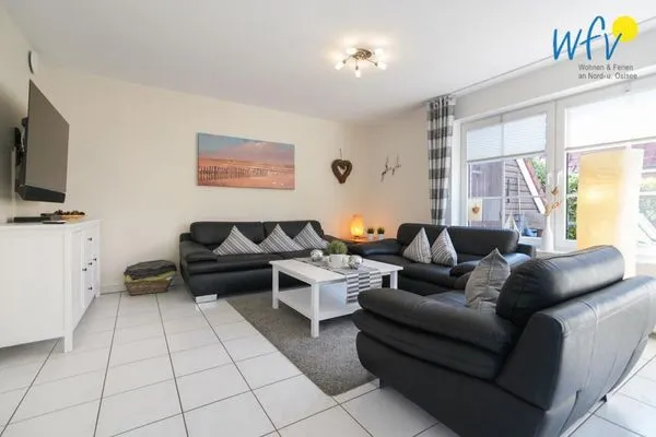 Wohnzimmer Ferienhaus Seepferdchen Ferienhaus Seepferdchen