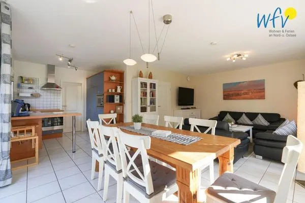 Wohnzimmer Ferienhaus Seepferdchen Ferienhaus Seepferdchen