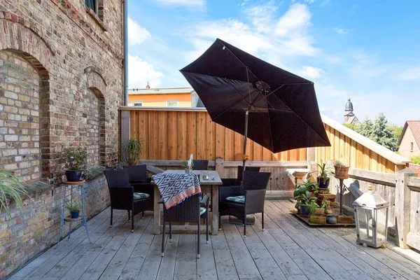 Ferienwohnung Blauregen Waren (Müritz) - Terrasse  Blauregen