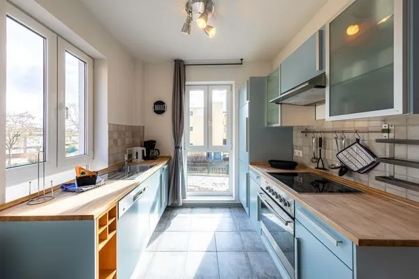 Ferienwohnung Siegel Waren (Müritz) - die Küche mit allem was man braucht  Siegel