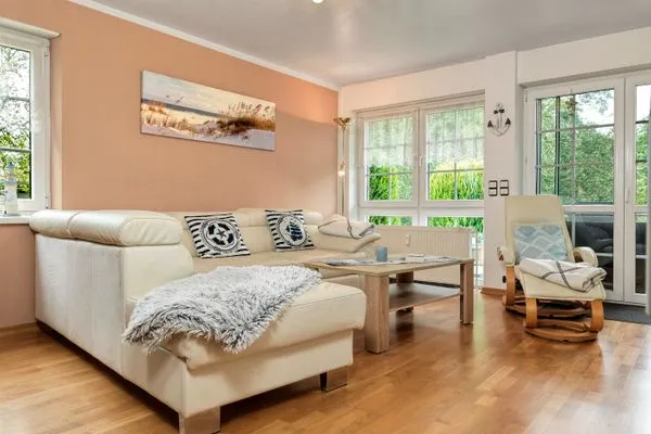 Wohnzimmer Landhaus am Meer Avalee