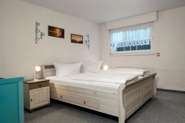 Schlafzimmer Landhaus am Meer Avalee