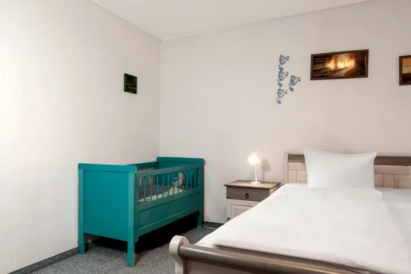 Schlafzimmer Landhaus am Meer Avalee