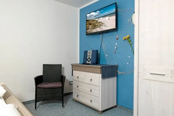 Schlafzimmer Landhaus am Meer Avalee