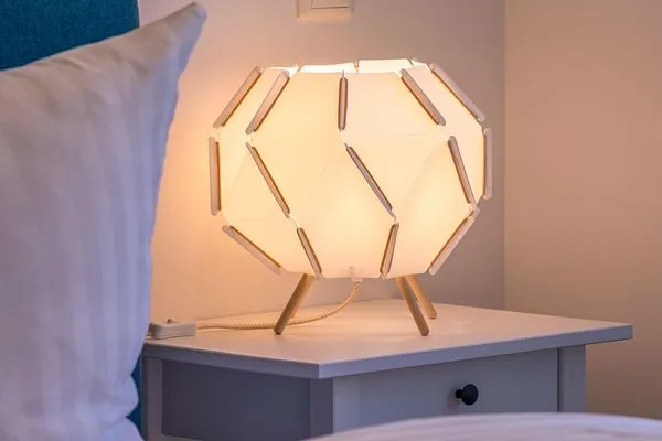 Ferienwohnung Inselpirat Malchow - Detailsaufnahme des Schlafzimmers  Inselpirat