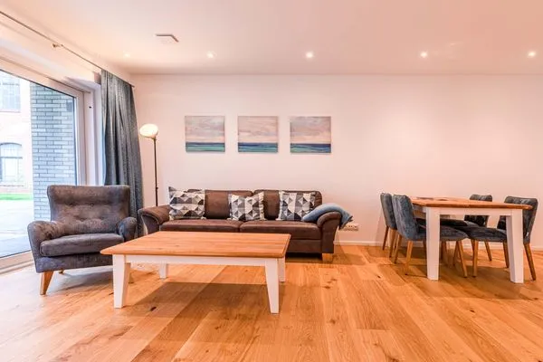 Ferienwohnung Inselpirat Malchow - Wohn- und Essbereich  Inselpirat