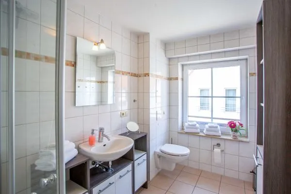Ferienwohnung MüritzAusblick Waren (Müritz) - Badezimmer  MüritzAusblick