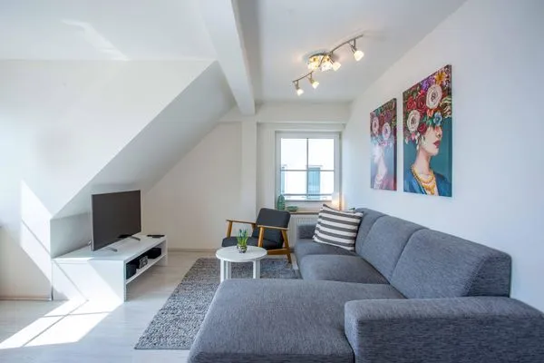 Ferienwohnung MüritzAusblick Waren (Müritz) - Sitzecke im Wohnzimmer  MüritzAusblick