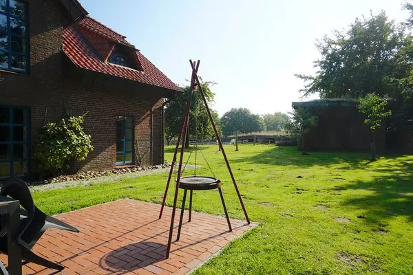 Terrasse  Urlaub auf dem Ponyhof - Ferienhaus für bis zu 9 Personen