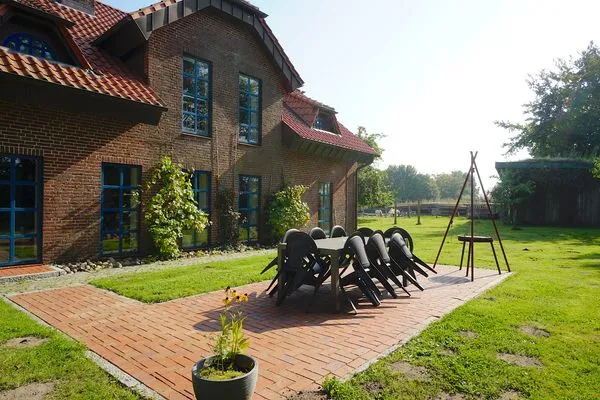 Terrasse  Urlaub auf dem Ponyhof - Ferienhaus für bis zu 9 Personen