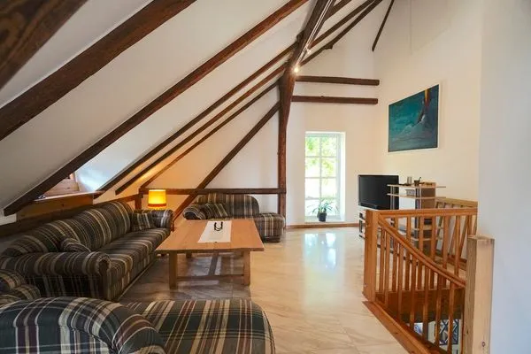 Wohnzimmer  Urlaub auf dem Ponyhof - Ferienhaus für bis zu 9 Personen