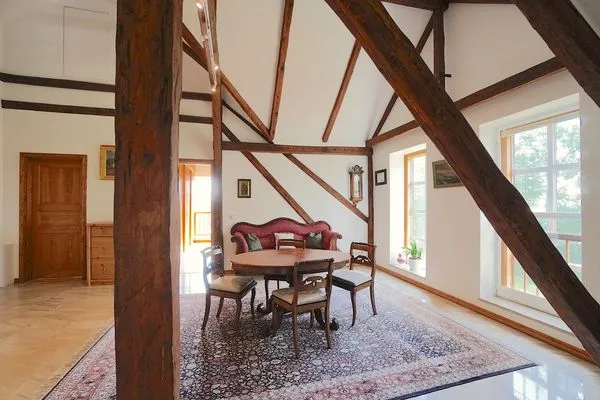 Wohnzimmer  Urlaub auf dem Ponyhof - Ferienhaus für bis zu 9 Personen