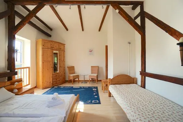 Schlafzimmer  Urlaub auf dem Ponyhof - Ferienhaus für bis zu 9 Personen