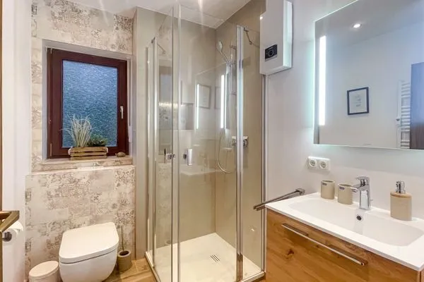 Badezimmer  Andinas Ferienwohnung - Natur pur - Wunderschöner Ausblick
