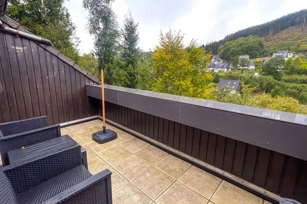 Balkon  Andinas Ferienwohnung - Natur pur - Wunderschöner Ausblick
