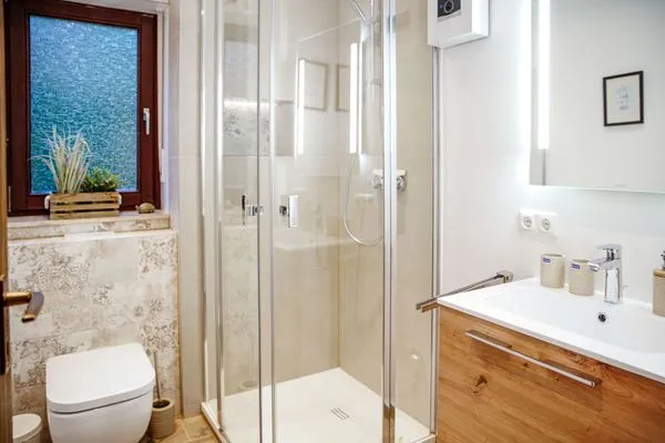 Badezimmer  Andinas Ferienwohnung - Natur pur - Wunderschöner Ausblick