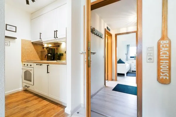 Küche mit Backofen und Geschirrspüler Gorch-Fock-Park Ferienwohnung "App.32 Stranddüne"