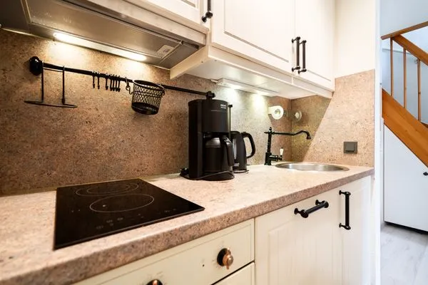 Küche mit Backofen und Geschirrspüler Gorch-Fock-Park Ferienwohnung "App.32 Stranddüne"