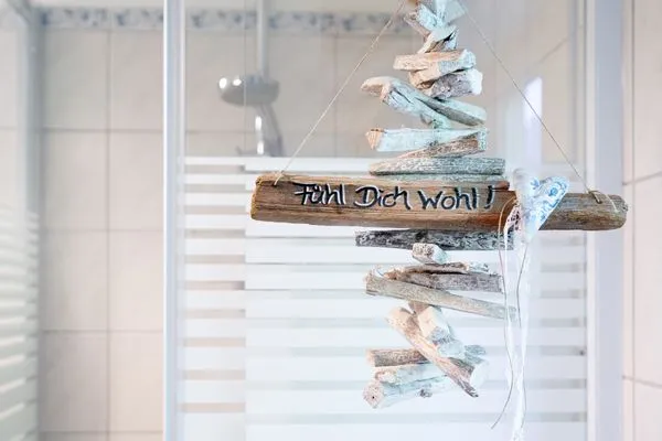 Badezimmer mit Dusche Gorch-Fock-Park Ferienwohnung "App.32 Stranddüne"