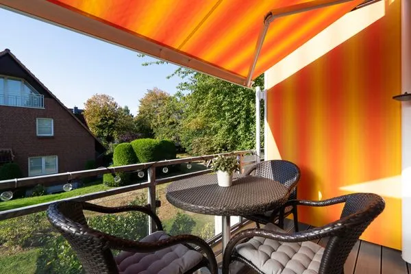 Balkon Gorch-Fock-Park Ferienwohnung "App.32 Stranddüne"