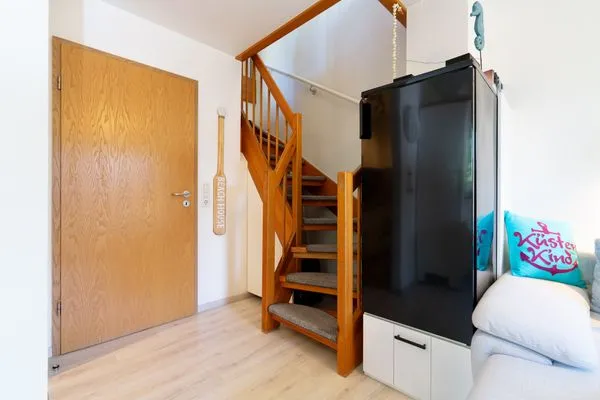 Treppe ins Obergeschoss Gorch-Fock-Park Ferienwohnung "App.32 Stranddüne"