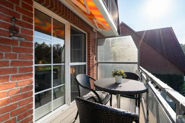 Balkon Gorch-Fock-Park Ferienwohnung "App.32 Stranddüne"