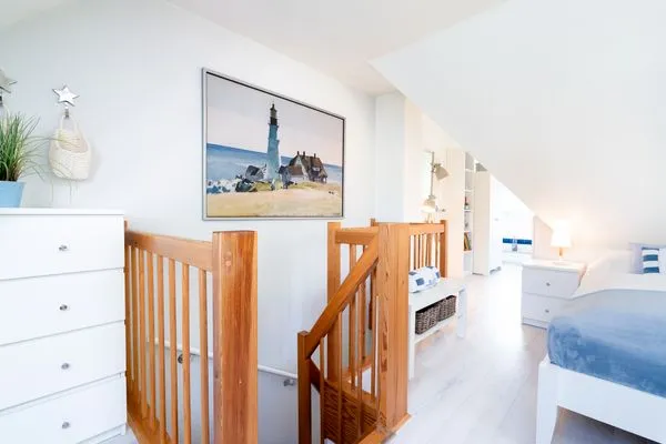 Schlafzimmer im Obergeschoss Gorch-Fock-Park Ferienwohnung "App.32 Stranddüne"